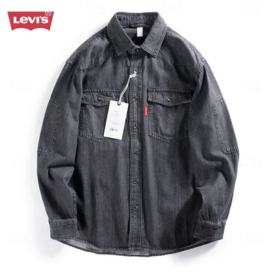 LV™ Men’s Denim Button-Up Shirt