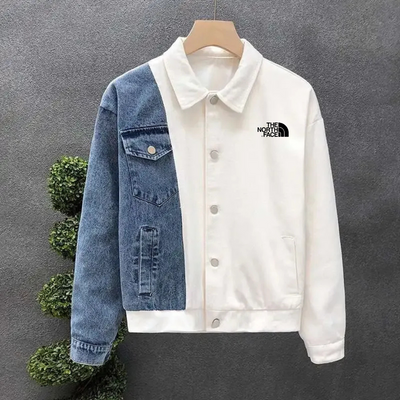 TNF™ Trendy Two-Tone Long-Sleeved Jacket