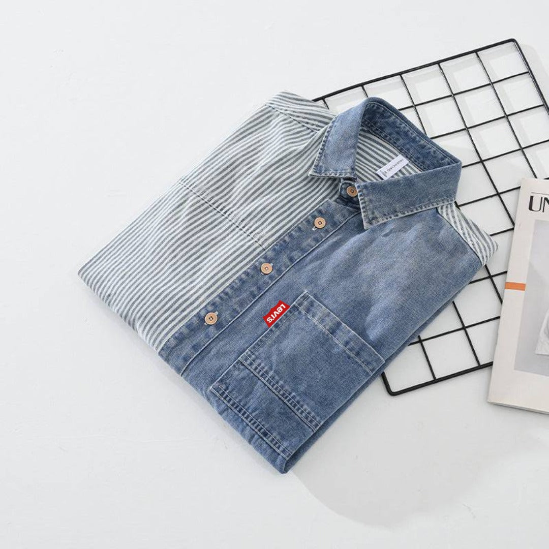 LV™ Striped Denim Shirt